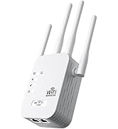 WiFi Extender Signal Booster,1200Mbps Dual Band (5GHz/2.4GHz) WiFi Extenders Signal Booster for H...