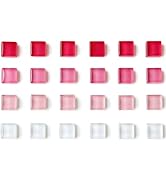 Zreal Refrigerator Magnets - Colorful 24 Pack Fridge Magnets, Glass Magnet with Cute Decorative D...