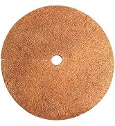 GrowByCoco Coir Mulch Mat | 100% Natural | High Aeration | Moisture Retention | P...