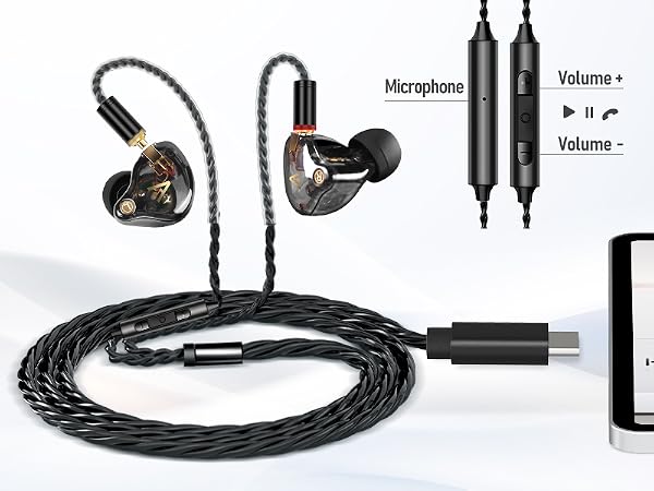 Audiovance VIbes 202 Black_HiFi Wired Earbuds