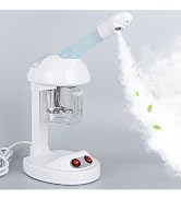 Portable Facial Steamer with 360°Rotating Spray Head Mini Home/Salon/Spa Face Ozone Steamer Skin ...