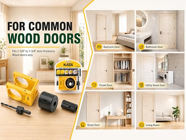 Door Lock Installation Set