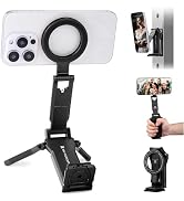 K&F CONCEPT 360° Rotating Magnetic Phone Tripod, 4-in-1 Portable Aluminum Magnetic Tripod for iPh...