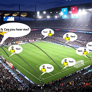 referee headset bluetooth intercom soccer microphone coach refcom communication earphone