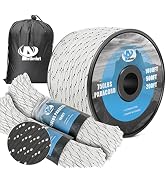 750Ib Reflective Paracord Rope,100' 200' 500' 1000',4mm 11 Strand Parachute Spool Cord with Colle...