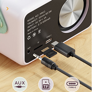 AUX Mode TF Card Slot