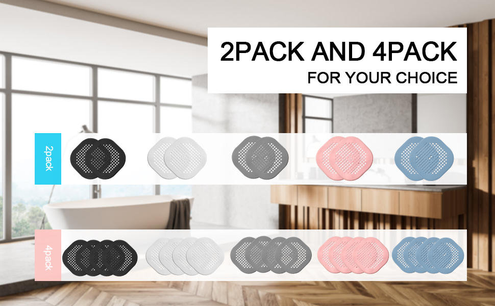 4PACK AND 2PACK HAIR CATCHER