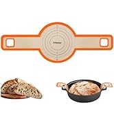 Sourdough Silicone Bread Sling - Non-Stick & Easy Clean Silicone Bread Mat for Dutch Oven. Reusab...