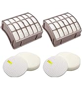 2 Pack HEPA & Foam & Felt Filters for Shark Rotator Pro Lift-Away Vacuum Filters Replacement Comp...