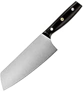 Asian Utility Knife Powder Steel Vegetable Cleaver- Chinese Chef’s Knife - Stainless Steel Kitche...