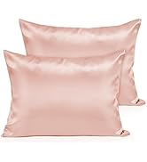 Fittia Toddler Pillowcase 13 x 18 with Zipper,Kids Small Baby Pillow Cases Cover, Silky Travel Sa...