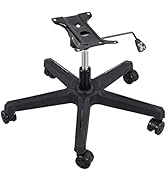 Yoogu 350 Pounds Heavy Duty Gaming Office Chair Replacement Base 28" Swivel Chairs Part with Bott...