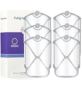 Husaco Flying Insect Trap Refills & 6 Cartridges, Compatible with ZEVOM364A Refill (6 Cartridges)