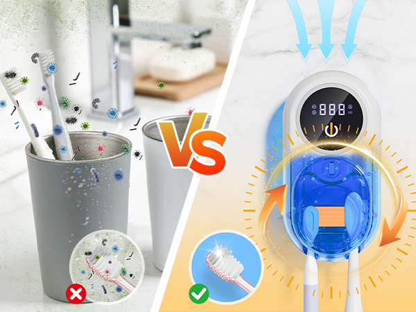toothbrush sanitizer and holder