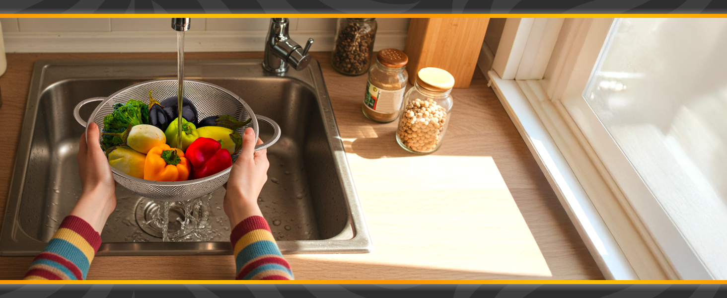 large strainer with handle strainer for rice stainless steel colanders for pasta colander strainer