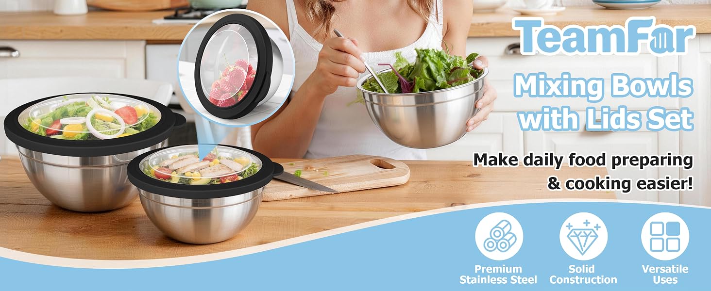 mixing bowls