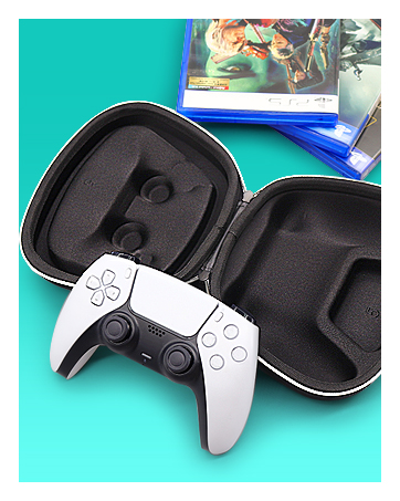 sisma ps5 wireless controller storage case travel protective bag