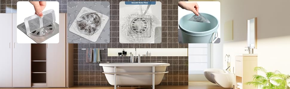 shower floor drain hair interceptor