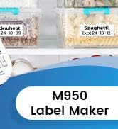 Label Maker Machine with Tapes, Label Maker Waterproof-Labels, Rechargeable Bluetooth Labeler, Po...