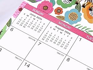 2026-2027 desktop calendar 2026-2027 standing desk calendar