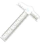 6" Clear Acrylic T-Square Ruler, Drafting T Square, Drafting Tools, T Ruler Transparent Crafting ...