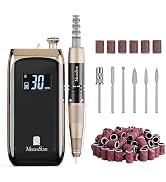MelodySusie Entry-Level Clip-On Vintage-Style Nail Drill, SC320C 30000RPM Rechargeable E-File for...