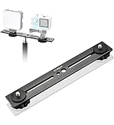 UTEBIT 8 inch Flash Bracket, Dual Camera Mount Flash Bracket Extension Bar with 1/4 Screw Hot Sho...