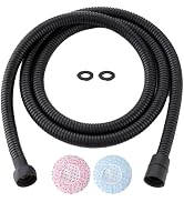 TRIPHIL Kink-free Shower Hoses, Shower Hose Extension 59 Inches for Handheld Shower Head, Hand He...