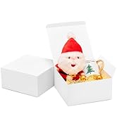 MESHA 8x8x4'' White Gift Boxes with Lids, Recyclable Paper Bridesmaid Proposal Boxes 10 PC, Bulk ...