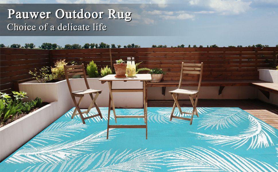 outdoor plastic straw rug