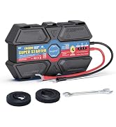 leagend Permanent Mount Super Capacitor Jump Starter - 1300A, Batteryless & No Pre-Charge, 3-10mi...
