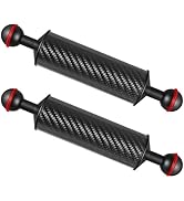 MINIFOCUS 2PCS Carbon Fiber Underwater Float Arm, D40mm, 8", for Ultralight, Buoyancy Provided 10...