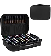 ZORETCO Essential Oil Storage Carrying Case, 70 Bottles Essential Oils Box for 5ml 10ml 15ml Roll...