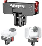 Walking Way 360° Rotation Magnetic Quick Release Mount for Insta360 Go Ultra, Aluminum Adapter wi...
