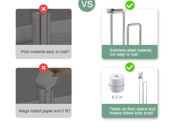 Wall Mount Toilet Paper Holder