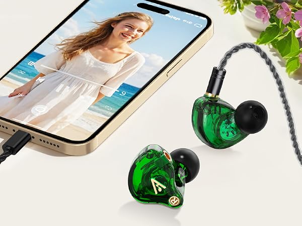 Audiovance HiFi Wired Earbuds Vibes 202