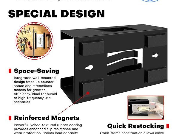 Magnetic Glove Box Holder