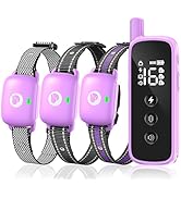 Heaflex Dog Traning Collar - 2600FT Shock Collar for Dogs with Remote Control, IP68 Waterproof 3 ...