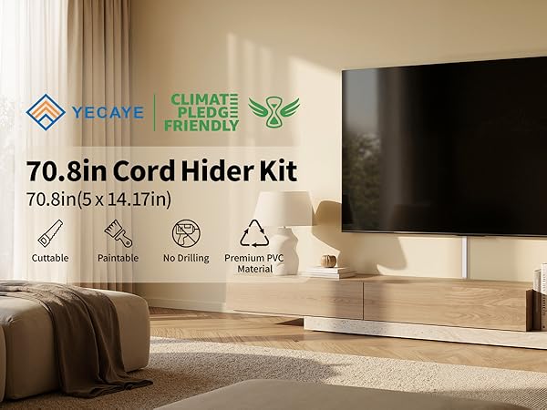 70.8in Cord Hider