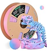 OVV3D PLA Filament 1.75mm, Matte Macaron PLA 3D Printer Filament,Dual Color PLA Sky Blue and Pink...