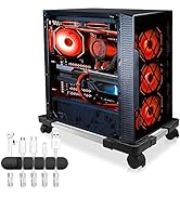 Seloom PC Stand Computer Tower Stand, Adjustable Mobile CPU Stand, Desktop PC Case Tower Stand wi...