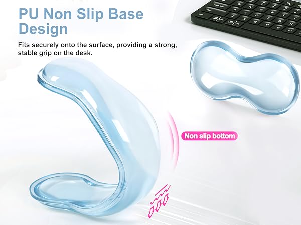 blue keyboard arm rest