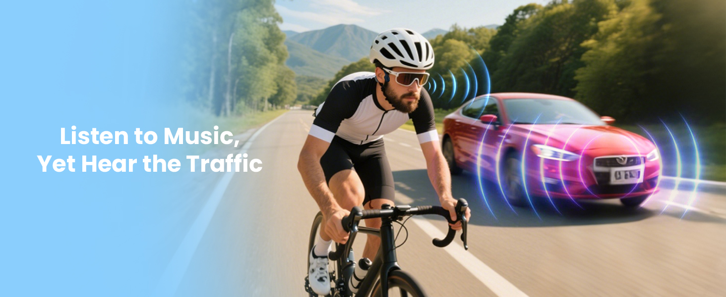 Open-Ear Bluetooth Bone Conduction Sport Headphones