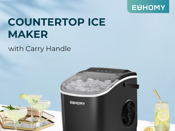 EUHOMY Countertop Ice Maker
