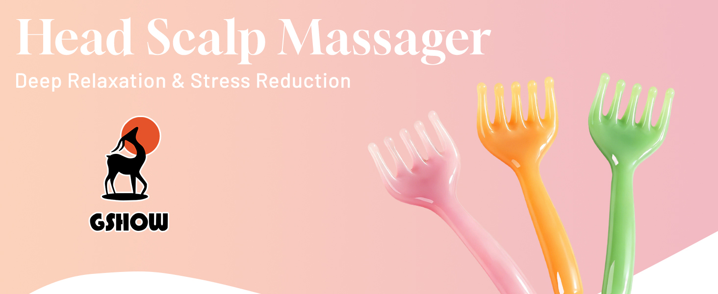 Head Spa Scalp Massage Tools Hair Growth Stress Relief massager japanese Gua Sha Comb