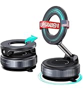 CARMOUNT Clutch-X One – Upgraded Vacuum Phone Mount Suction Cup Car Phone Holder for iPhone, Wind...