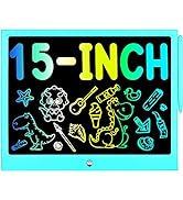 LEYAOYAO Toys for 3 4 5 6 7 8 Years Old Boys Girls, LCD Writing Tablet 15 Inch Doodle Board, Elec...