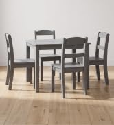 Humble Crew Kids Table and Chair Set, Toddler Activity Table with 4 Chairs for Play, Crafts, Snac...