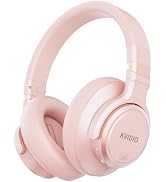 KVIDIO Hybrid Active Noise Cancelling Headphones, Wireless Bluetooth Headphones Over Ear with Mic...