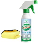 PRAZISCHUTZ Bathroom Glass Cleaner Spray - Removes Limescale, Soap Scum, and Oil Film, Streak Fre...